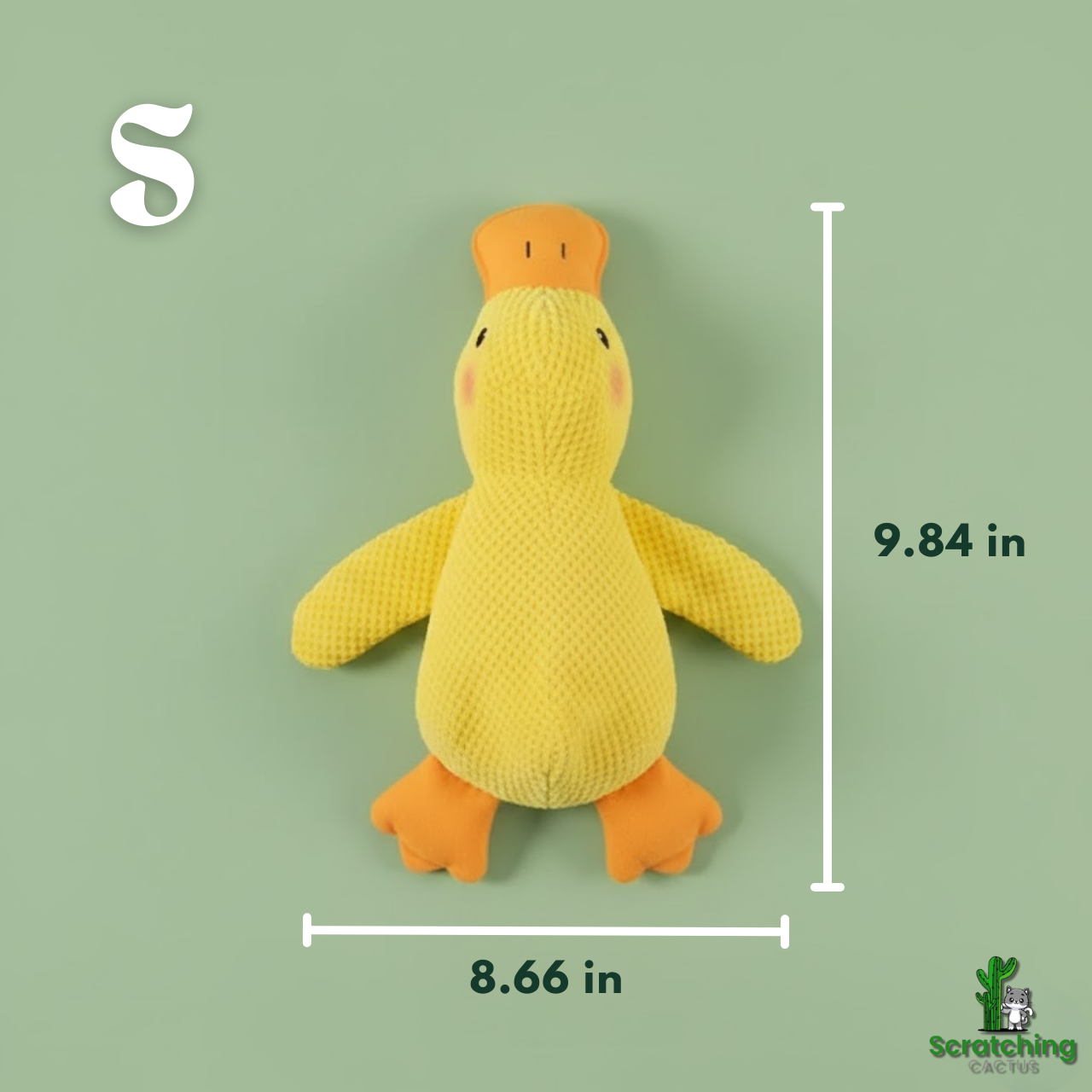 Stomping Duck Toy – Bite-Resistant, Teeth-Cleaning Interactive Plush